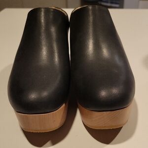 Sydney Brown Vegan Leather Clogs